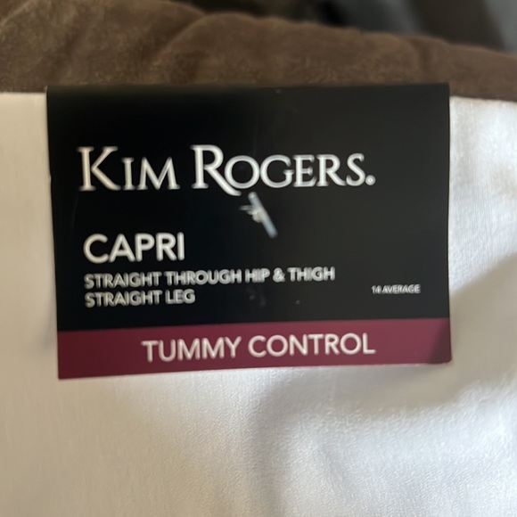 Brand New Kim Rogers White Capri Pants - Picture 7 of 7
